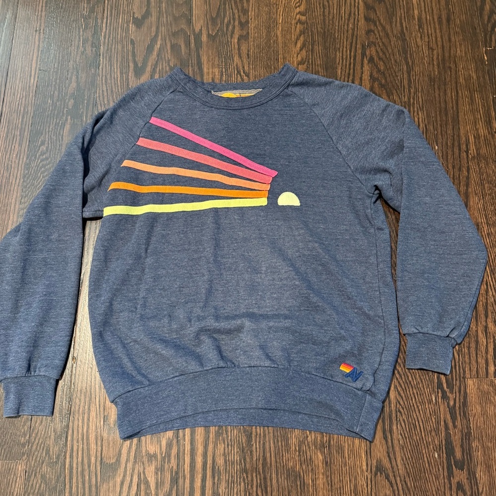 Aviator Nation Daydream crew neck sweatshirt, SMALL